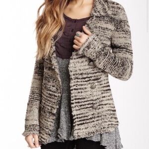 Free People Double Breasted Cardigan
